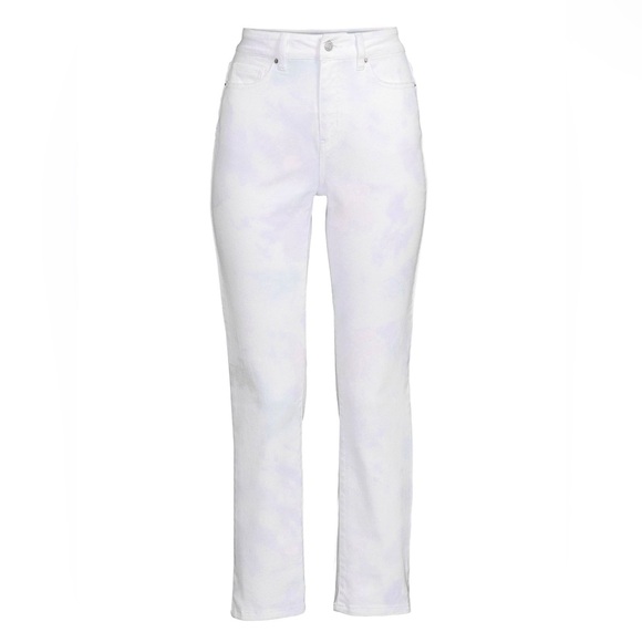 NWT High Rise Straight WHITE Crop Jeans size 6 - Picture 8 of 9
